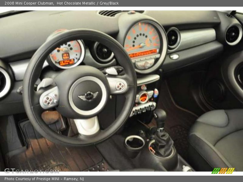 Hot Chocolate Metallic / Grey/Black 2008 Mini Cooper Clubman