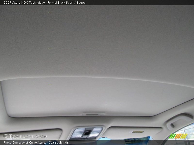 Formal Black Pearl / Taupe 2007 Acura MDX Technology