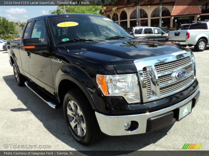 Tuxedo Black / Black 2010 Ford F150 Lariat SuperCab