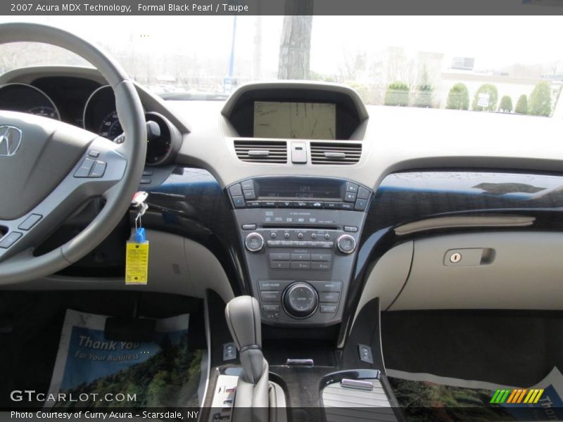 Formal Black Pearl / Taupe 2007 Acura MDX Technology
