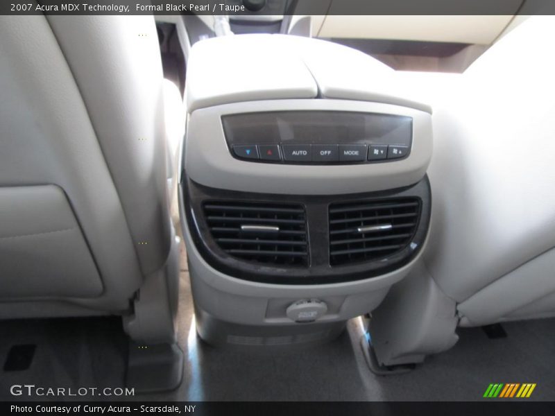 Formal Black Pearl / Taupe 2007 Acura MDX Technology