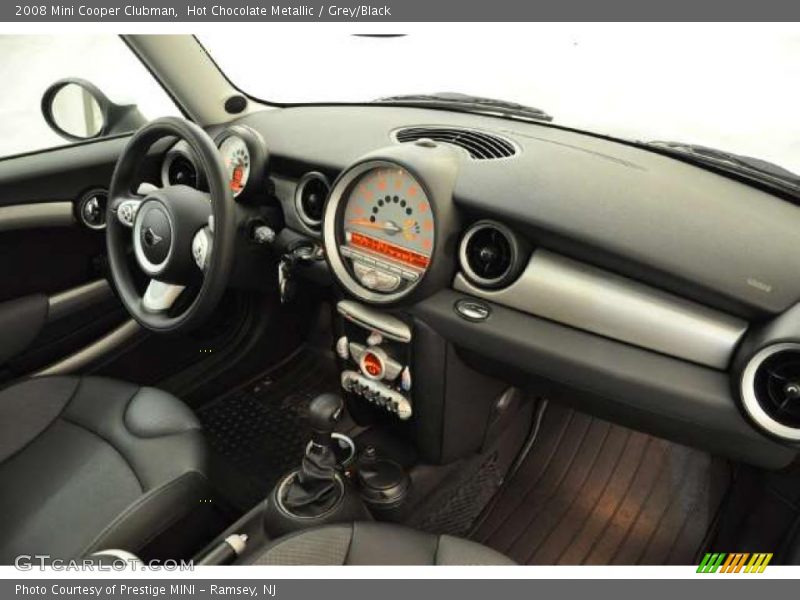 Hot Chocolate Metallic / Grey/Black 2008 Mini Cooper Clubman