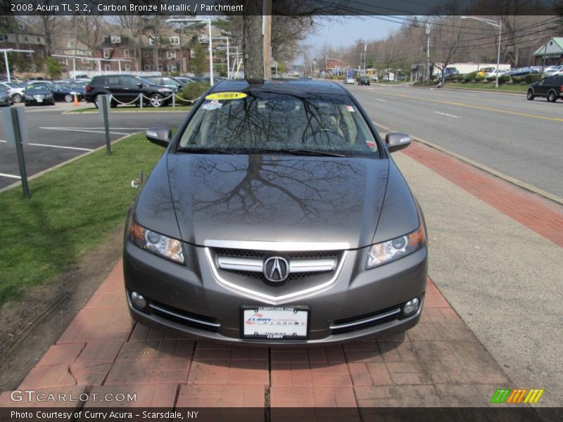 Carbon Bronze Metallic / Parchment 2008 Acura TL 3.2