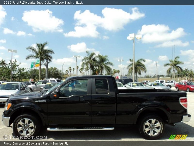 Tuxedo Black / Black 2010 Ford F150 Lariat SuperCab