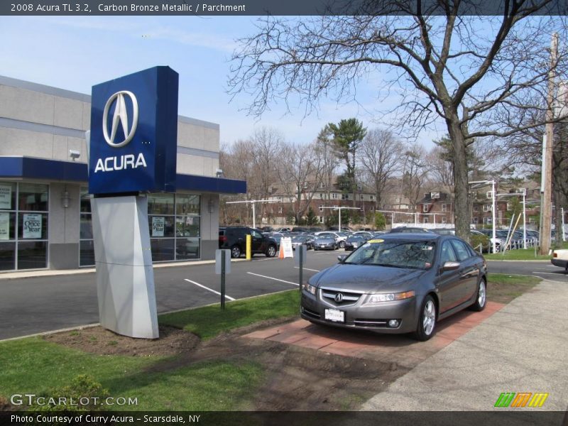 Carbon Bronze Metallic / Parchment 2008 Acura TL 3.2