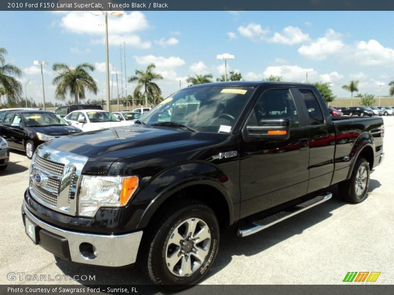 Tuxedo Black / Black 2010 Ford F150 Lariat SuperCab