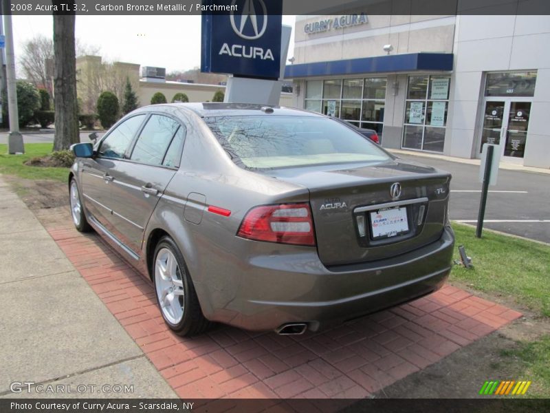 Carbon Bronze Metallic / Parchment 2008 Acura TL 3.2