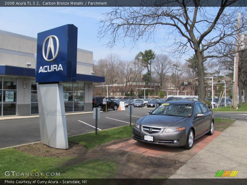 Carbon Bronze Metallic / Parchment 2008 Acura TL 3.2