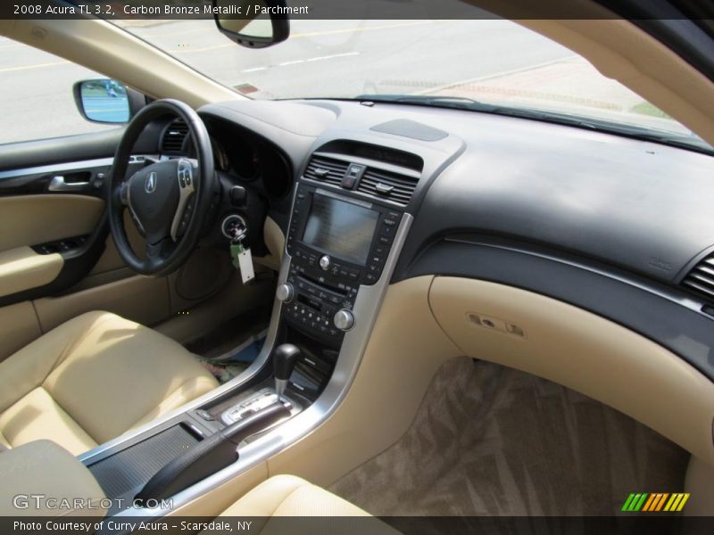 Carbon Bronze Metallic / Parchment 2008 Acura TL 3.2
