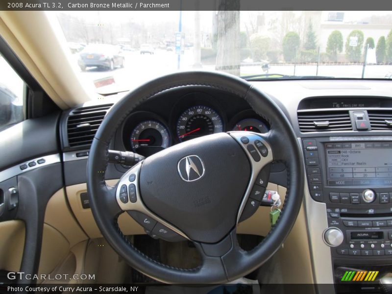 Carbon Bronze Metallic / Parchment 2008 Acura TL 3.2