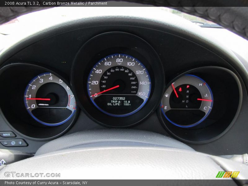 Carbon Bronze Metallic / Parchment 2008 Acura TL 3.2