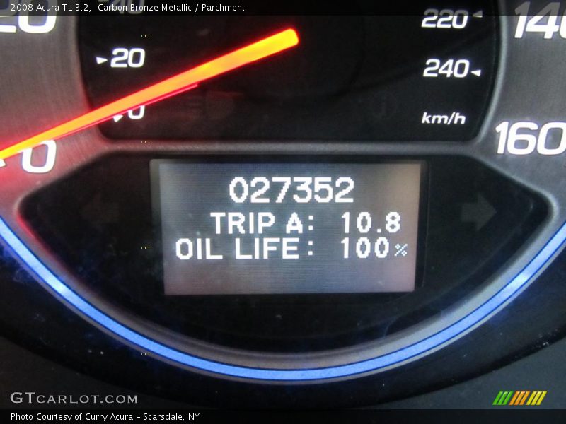 Carbon Bronze Metallic / Parchment 2008 Acura TL 3.2