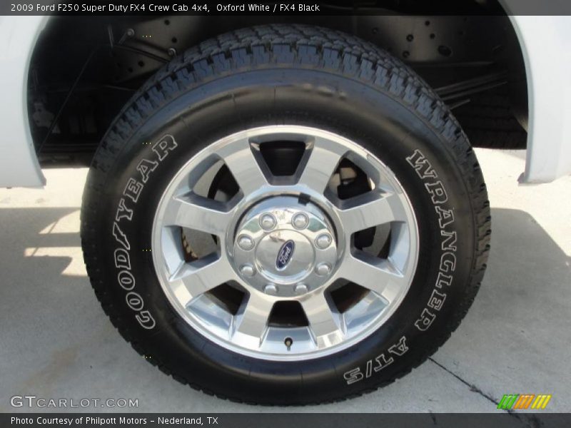 Oxford White / FX4 Black 2009 Ford F250 Super Duty FX4 Crew Cab 4x4