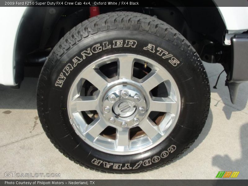 Oxford White / FX4 Black 2009 Ford F250 Super Duty FX4 Crew Cab 4x4