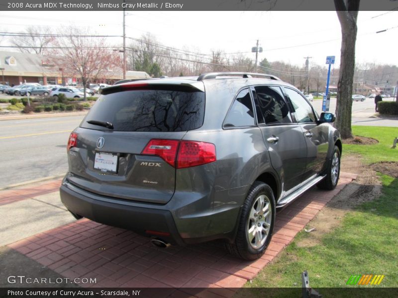 Nimbus Gray Metallic / Ebony 2008 Acura MDX Technology