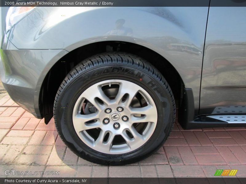 Nimbus Gray Metallic / Ebony 2008 Acura MDX Technology