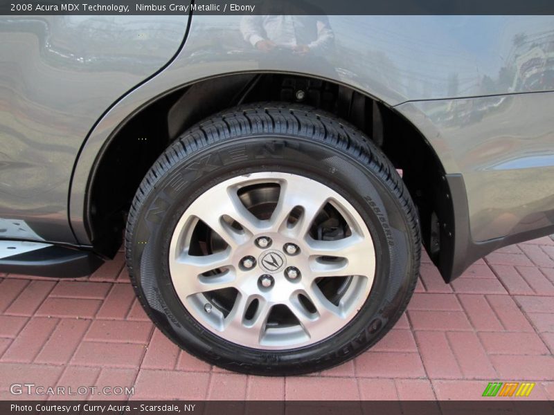 Nimbus Gray Metallic / Ebony 2008 Acura MDX Technology