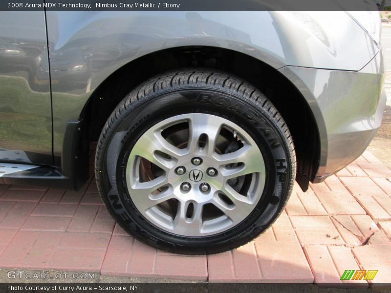 Nimbus Gray Metallic / Ebony 2008 Acura MDX Technology