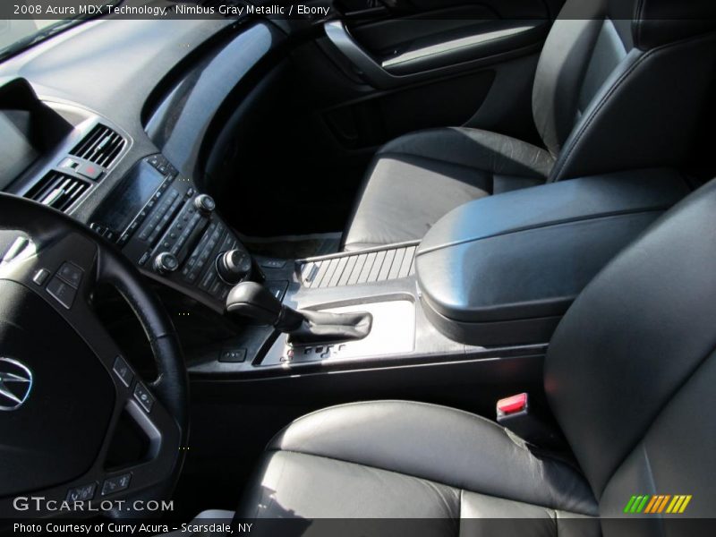 Nimbus Gray Metallic / Ebony 2008 Acura MDX Technology