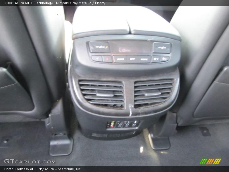 Nimbus Gray Metallic / Ebony 2008 Acura MDX Technology