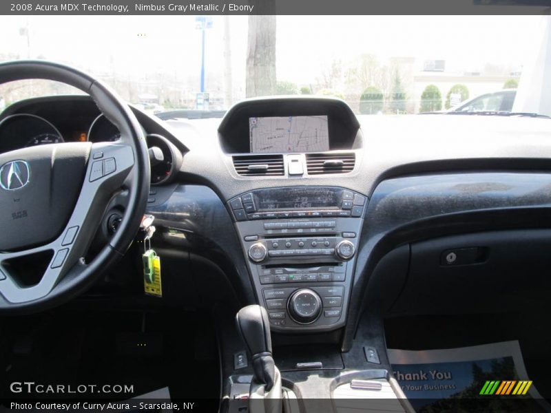 Nimbus Gray Metallic / Ebony 2008 Acura MDX Technology