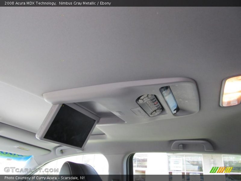Nimbus Gray Metallic / Ebony 2008 Acura MDX Technology