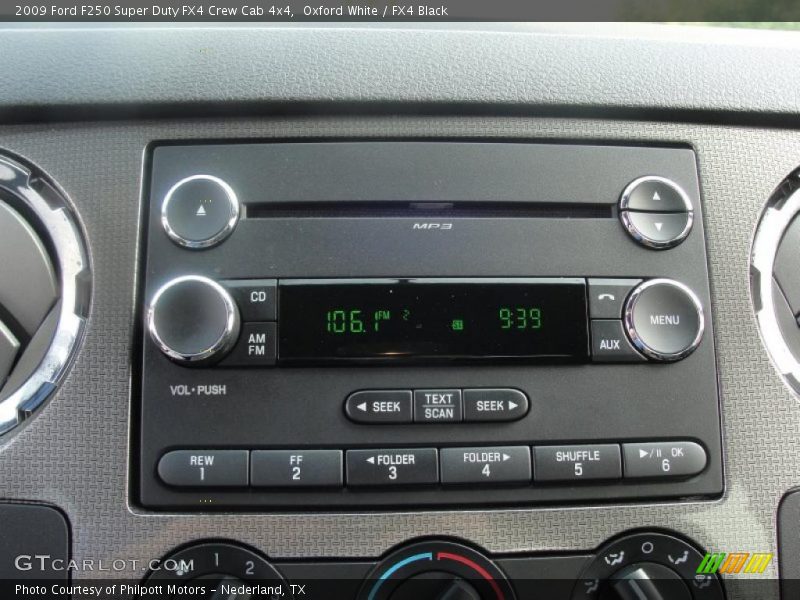 Oxford White / FX4 Black 2009 Ford F250 Super Duty FX4 Crew Cab 4x4