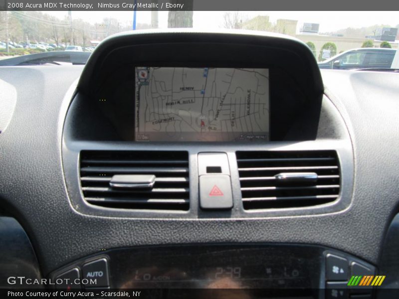 Nimbus Gray Metallic / Ebony 2008 Acura MDX Technology