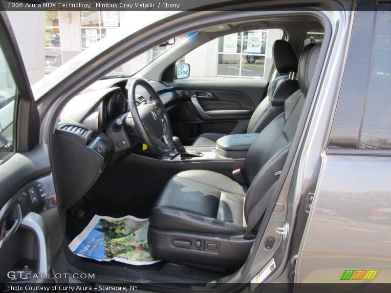 Nimbus Gray Metallic / Ebony 2008 Acura MDX Technology