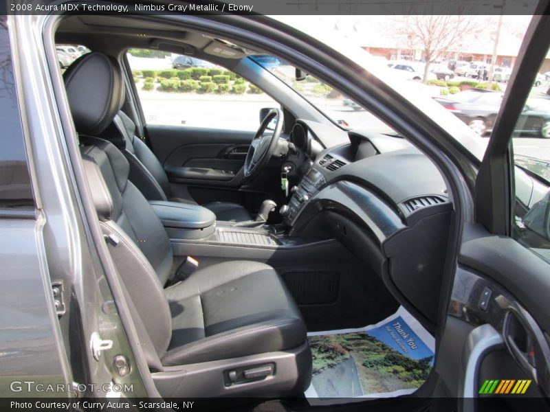 Nimbus Gray Metallic / Ebony 2008 Acura MDX Technology