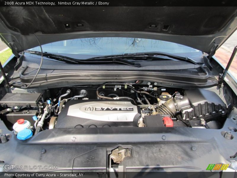 Nimbus Gray Metallic / Ebony 2008 Acura MDX Technology