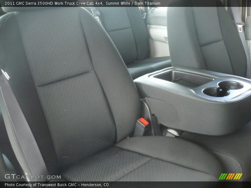 Summit White / Dark Titanium 2011 GMC Sierra 3500HD Work Truck Crew Cab 4x4