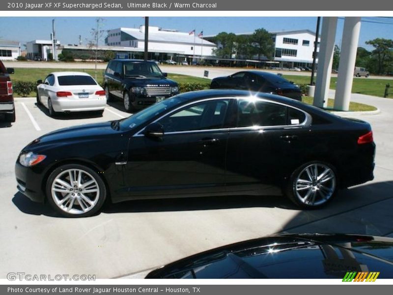 Ultimate Black / Warm Charcoal 2010 Jaguar XF XF Supercharged Sedan