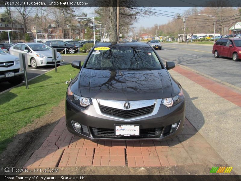 Grigio Metallic / Ebony 2010 Acura TSX Sedan