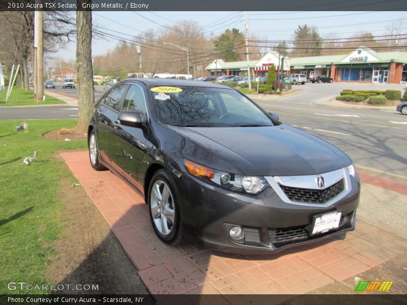 Grigio Metallic / Ebony 2010 Acura TSX Sedan