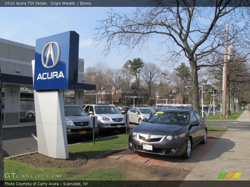 Grigio Metallic / Ebony 2010 Acura TSX Sedan