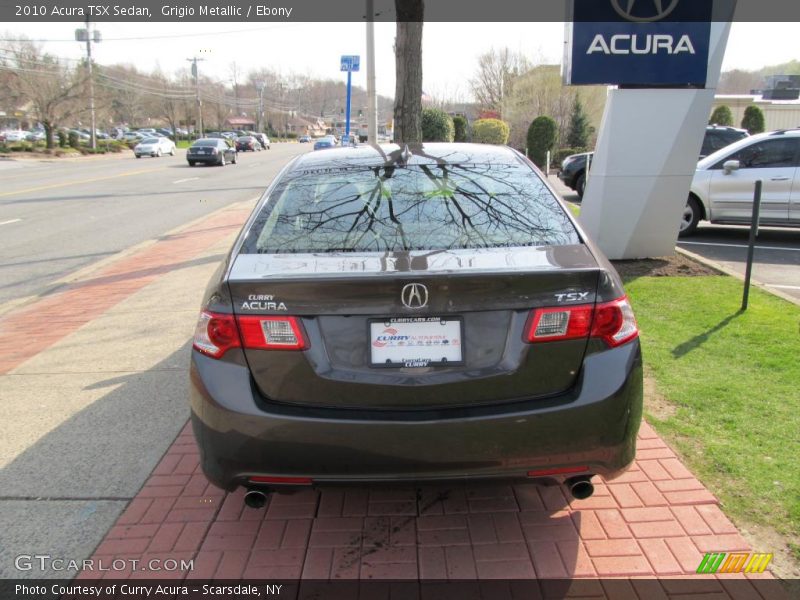 Grigio Metallic / Ebony 2010 Acura TSX Sedan