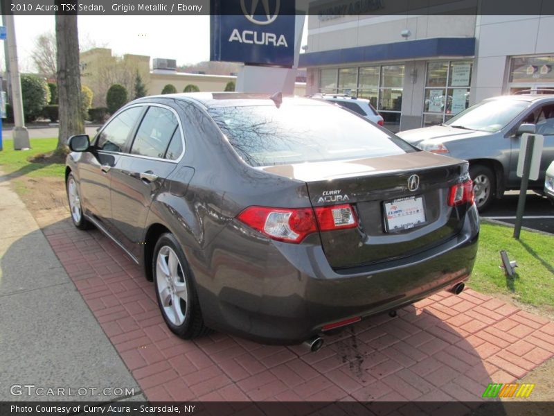 Grigio Metallic / Ebony 2010 Acura TSX Sedan
