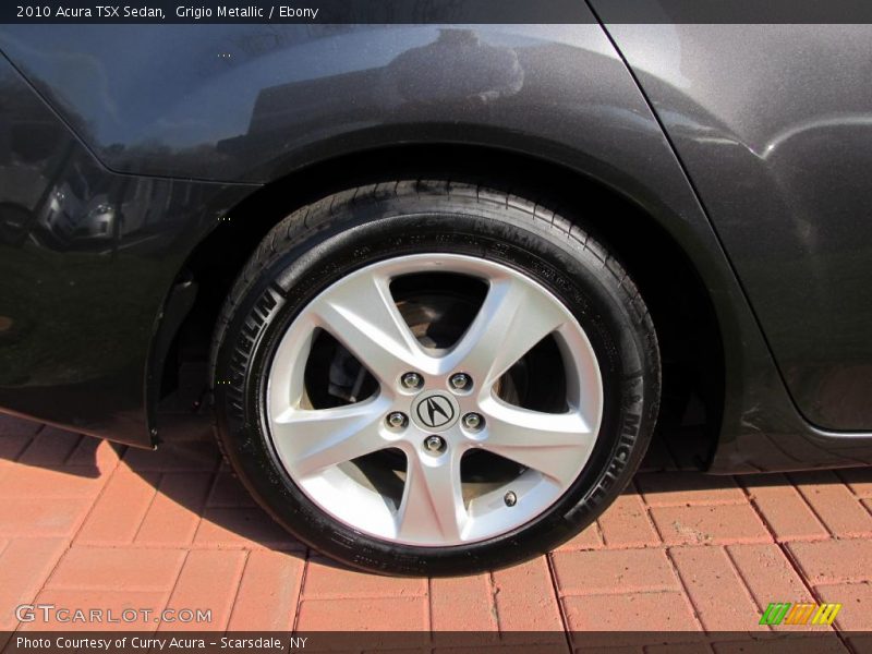 Grigio Metallic / Ebony 2010 Acura TSX Sedan