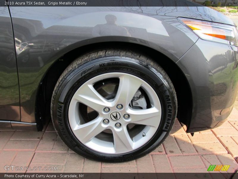 Grigio Metallic / Ebony 2010 Acura TSX Sedan
