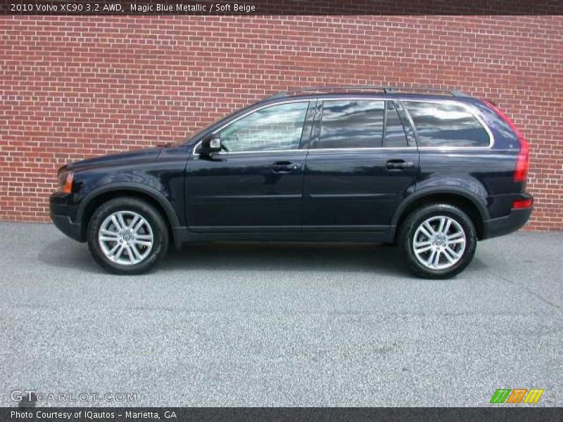 Magic Blue Metallic / Soft Beige 2010 Volvo XC90 3.2 AWD