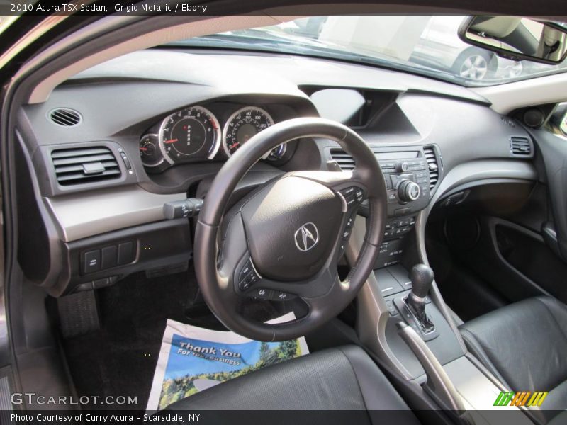 Grigio Metallic / Ebony 2010 Acura TSX Sedan