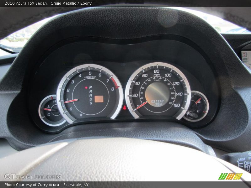 Grigio Metallic / Ebony 2010 Acura TSX Sedan