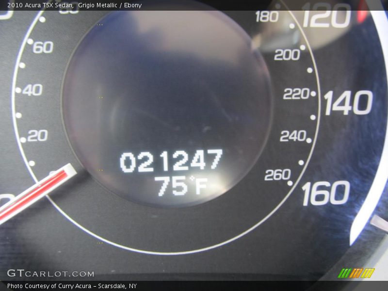 Grigio Metallic / Ebony 2010 Acura TSX Sedan