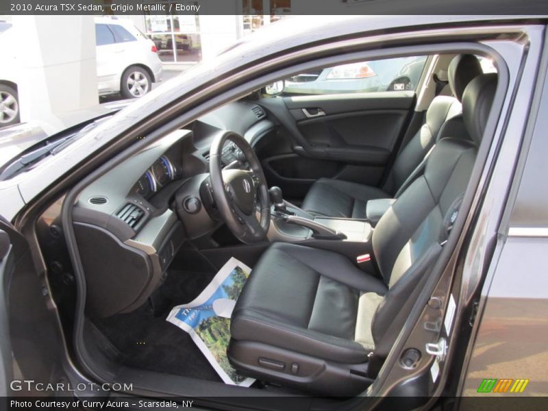 Grigio Metallic / Ebony 2010 Acura TSX Sedan