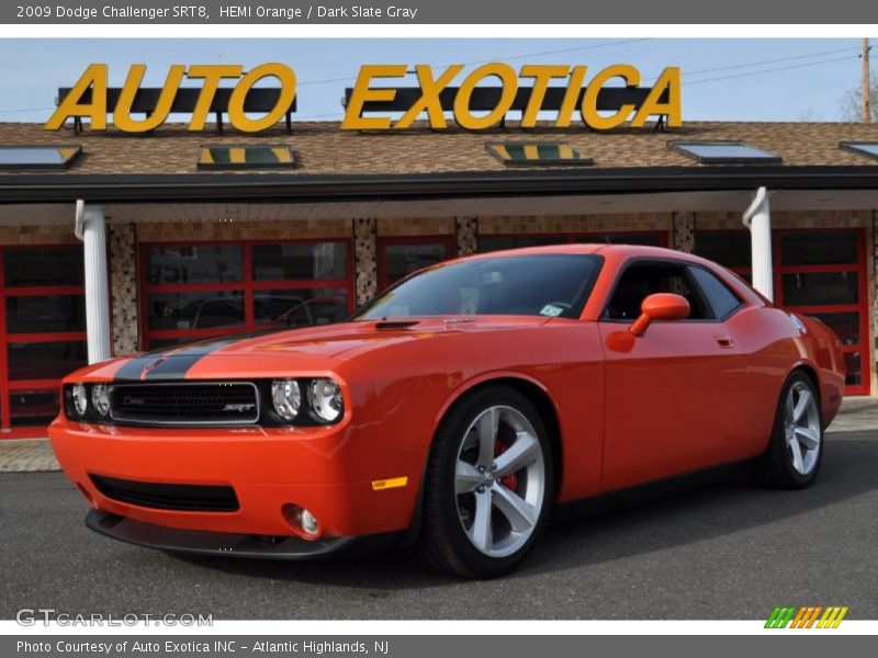 HEMI Orange / Dark Slate Gray 2009 Dodge Challenger SRT8