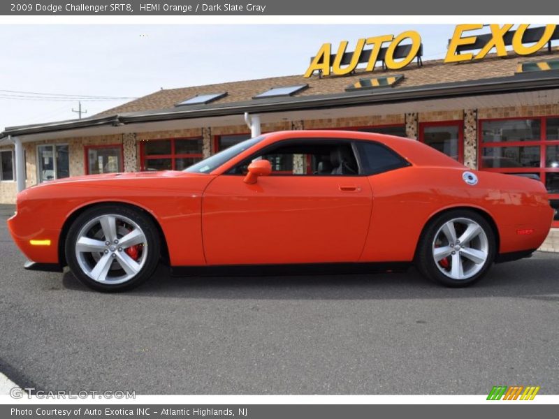 HEMI Orange / Dark Slate Gray 2009 Dodge Challenger SRT8