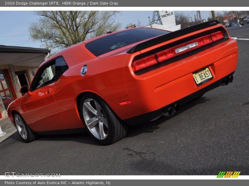 HEMI Orange / Dark Slate Gray 2009 Dodge Challenger SRT8