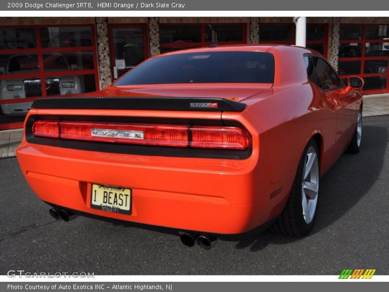 HEMI Orange / Dark Slate Gray 2009 Dodge Challenger SRT8