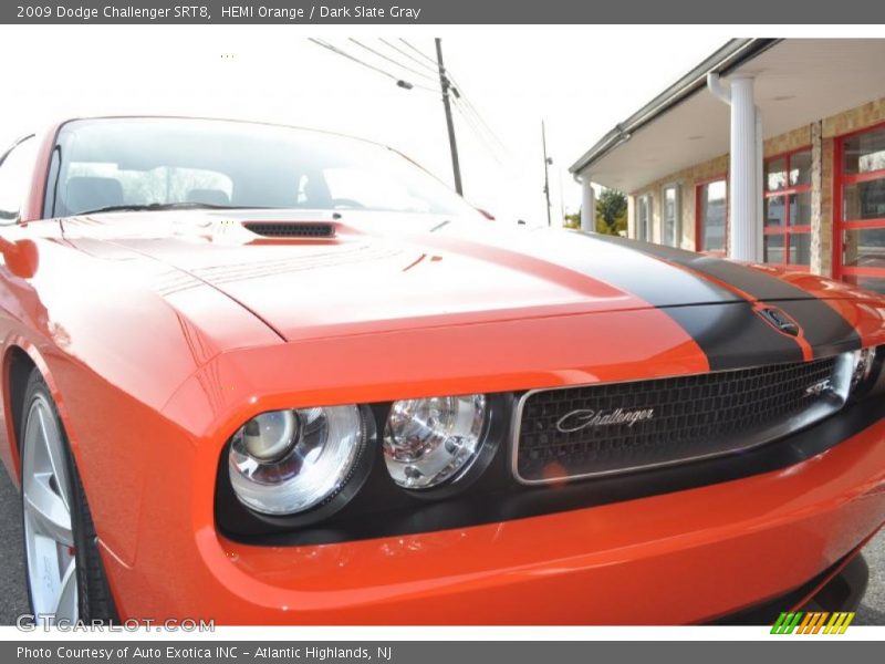 HEMI Orange / Dark Slate Gray 2009 Dodge Challenger SRT8